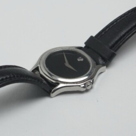 New in Box Movado Elegant Black Watch - Picture 10 of 11